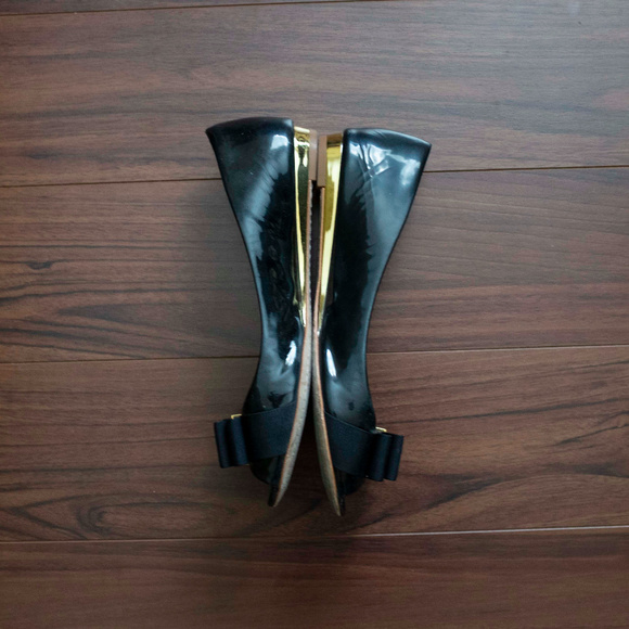 Tory Burch Trudy 15mm Peep Toe Wedge - Picture 2 of 5